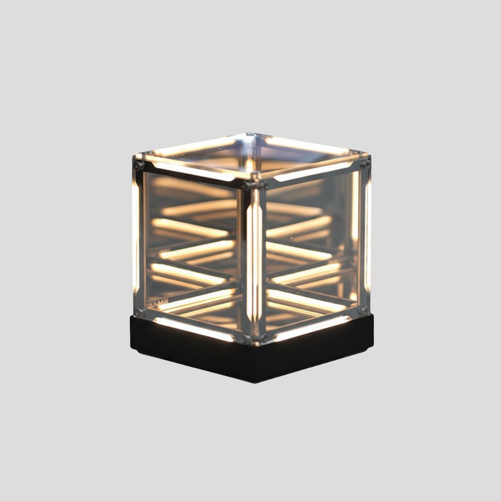 INFINITY Light – Geometric LED Desk Sculpture