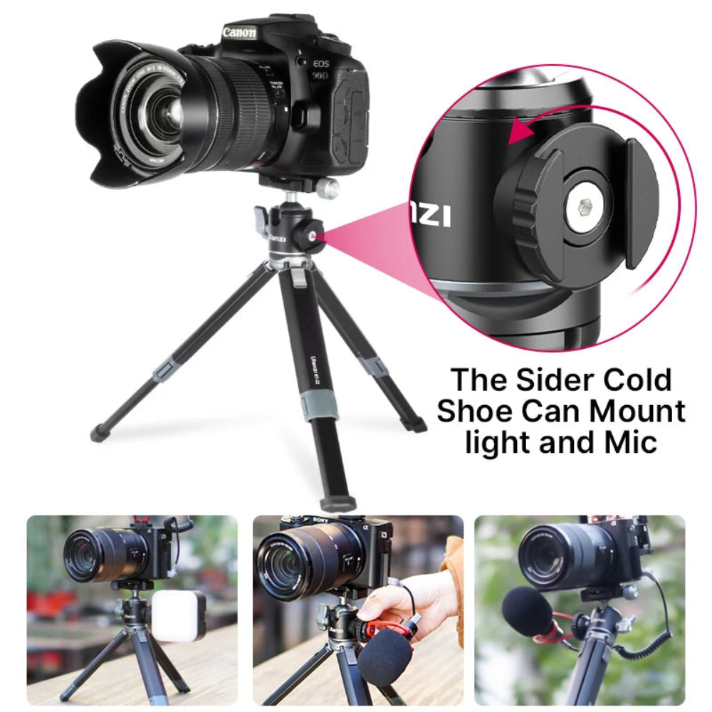 Metal Tripod With Ballhead Extendable