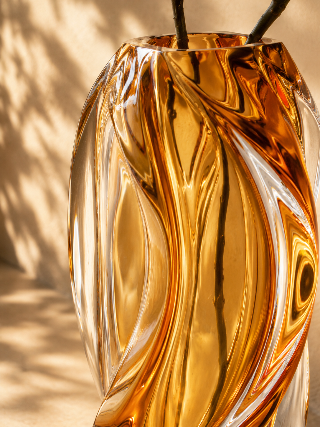 Emerald Flow Vase