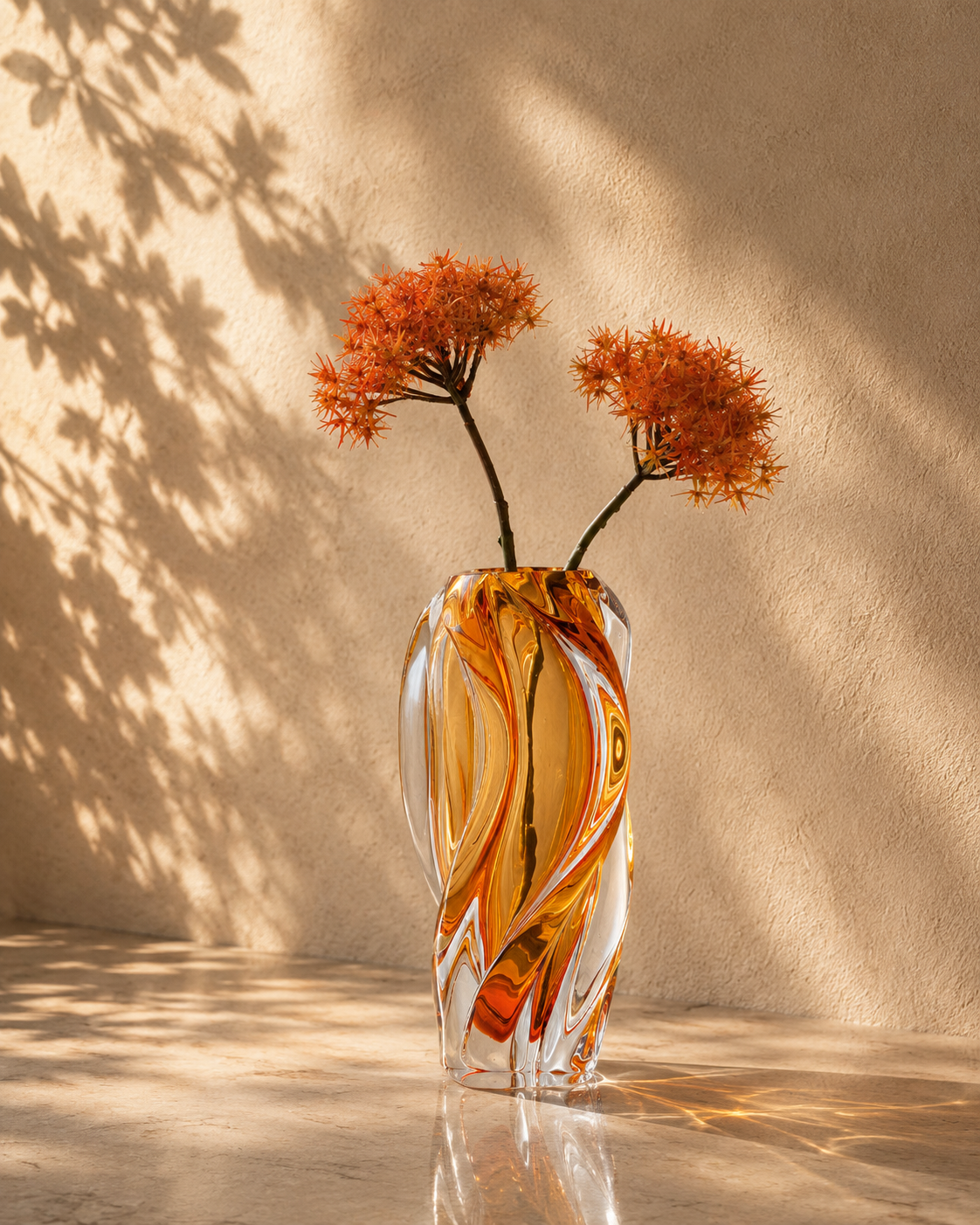 Emerald Flow Vase