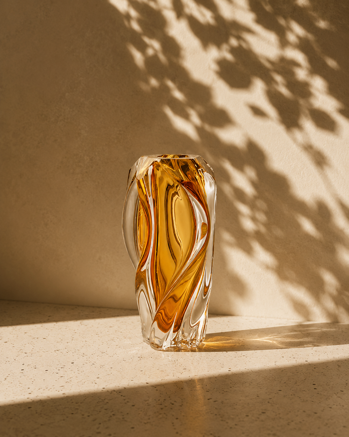 Emerald Flow Vase