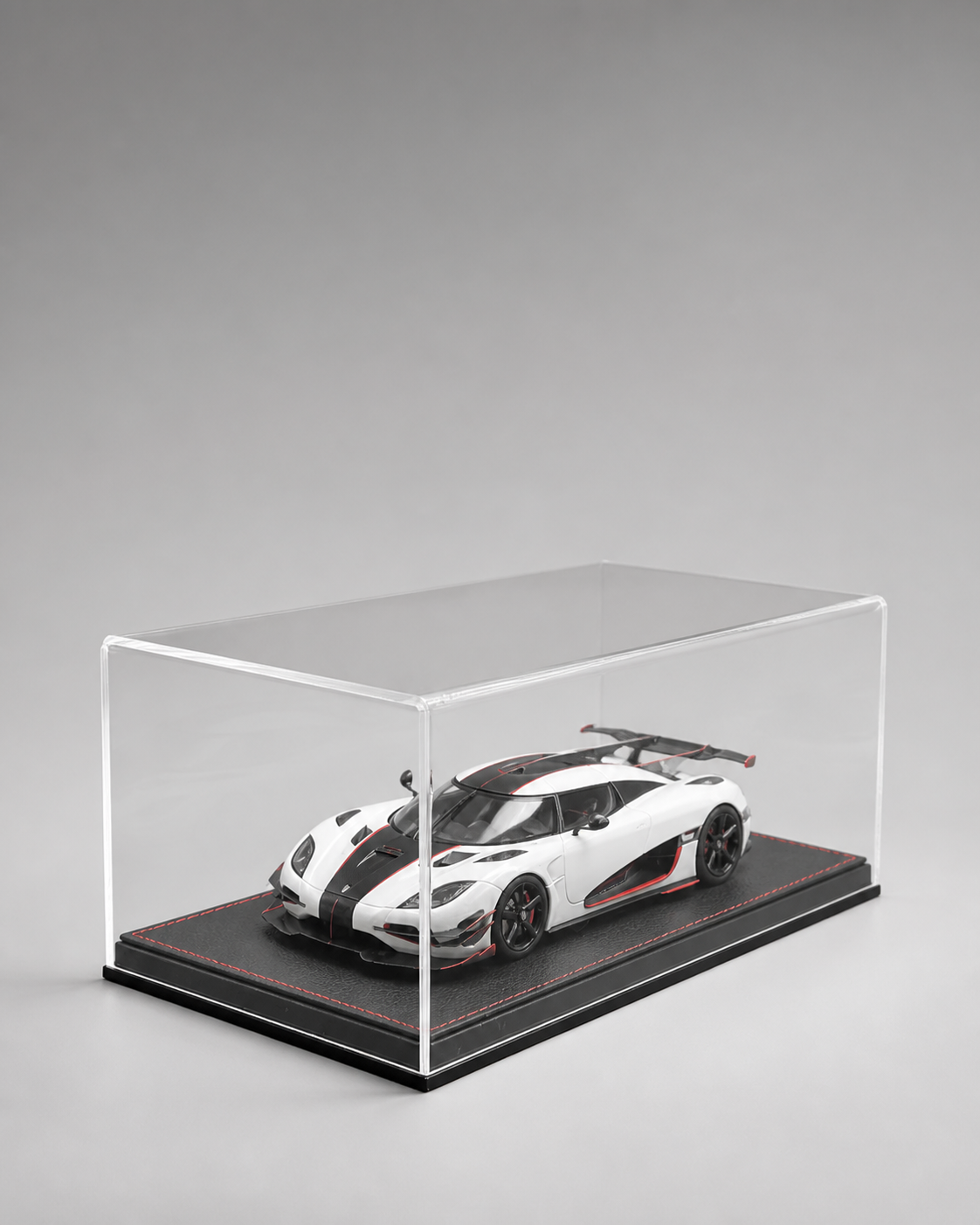 1:18 Acrylic Model Car Display Case - PNG product image