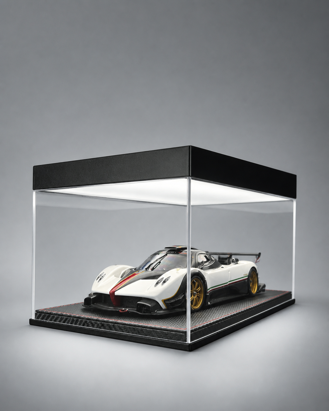 1:18 Acrylic Model Car Display Case - PNG product image