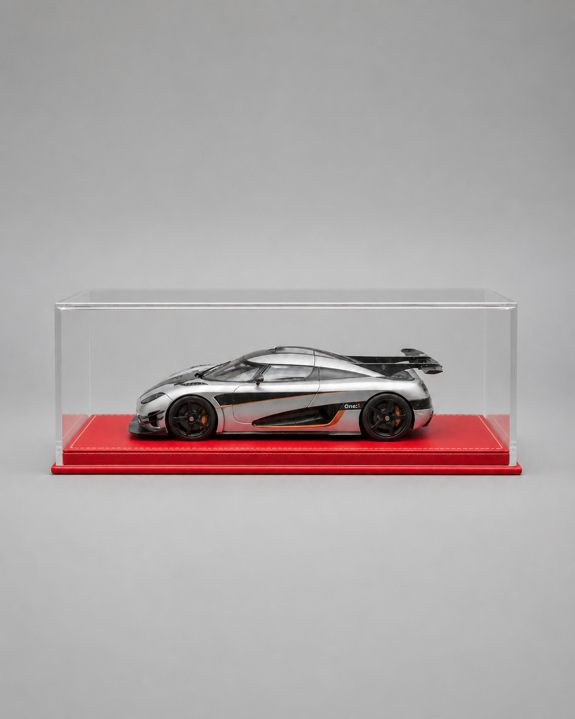 1:18 Acrylic Model Car Display Case - PNG product image