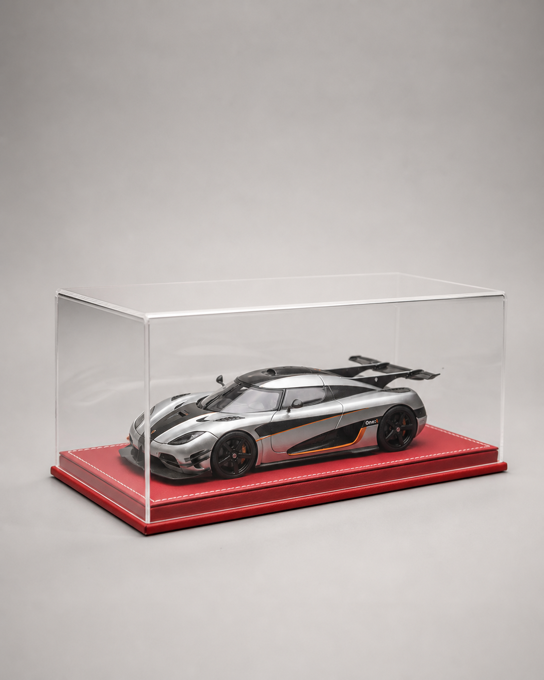 1:18 Acrylic Model Car Display Case - PNG product image