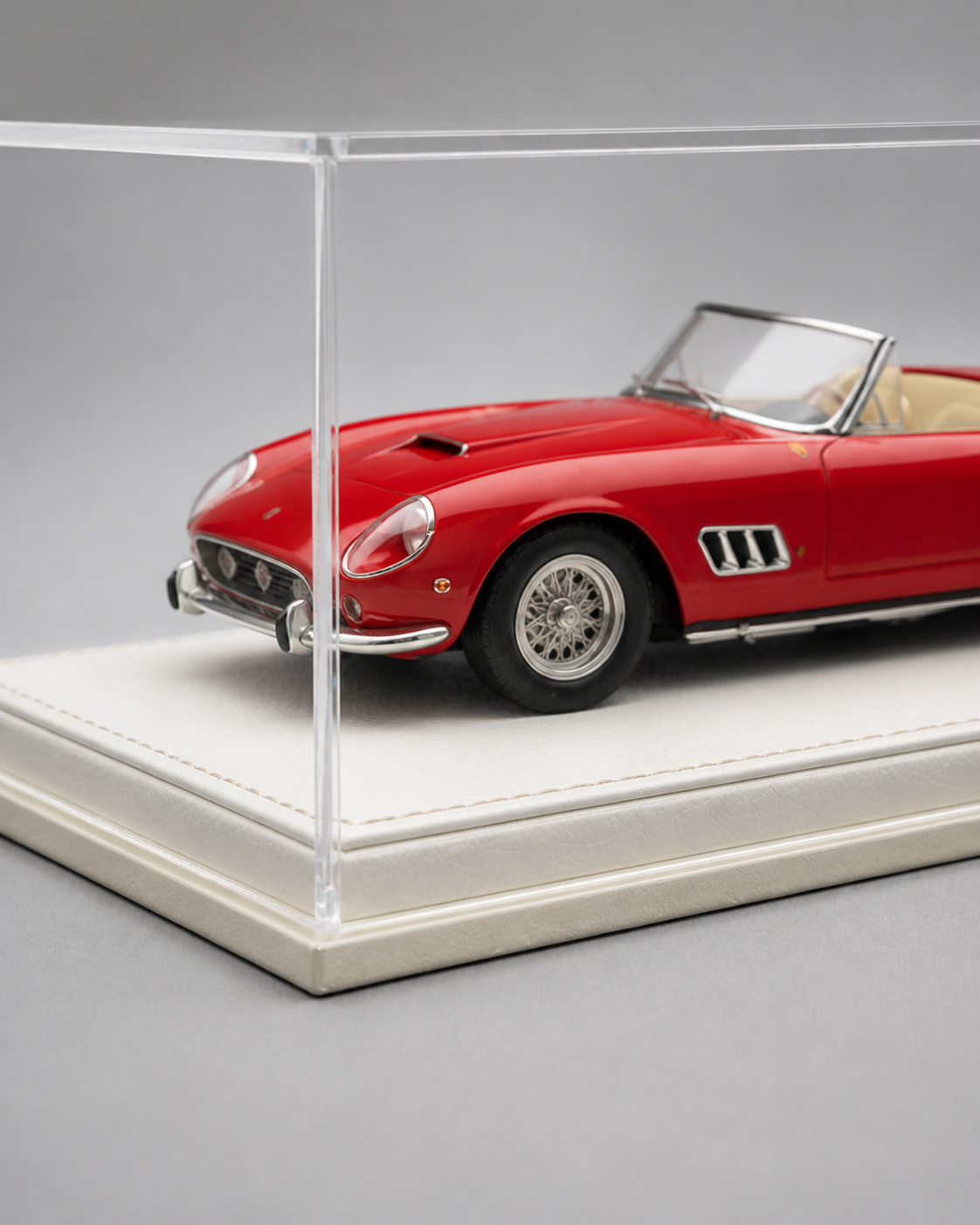 1:18 Acrylic Model Car Display Case - PNG product image