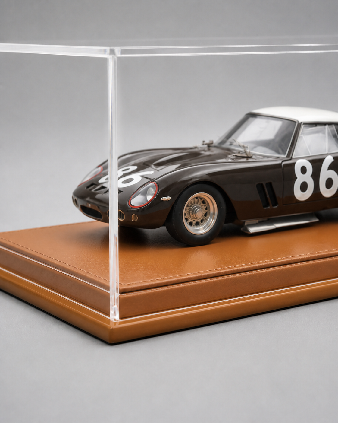 1:18 Acrylic Model Car Display Case - PNG product image
