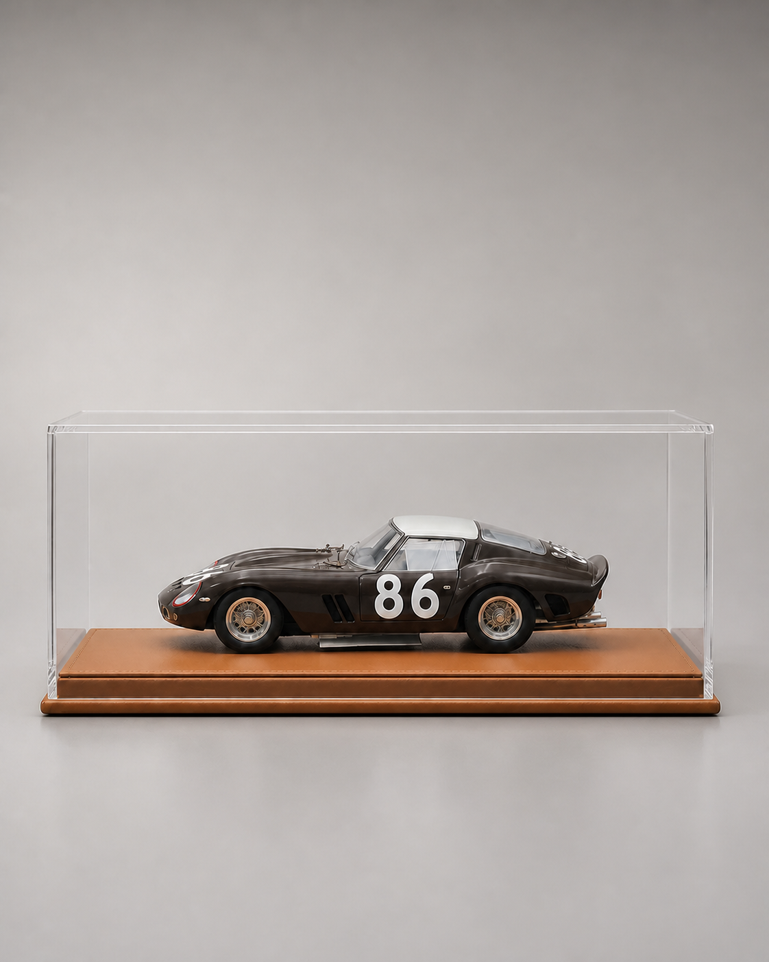 1:18 Acrylic Model Car Display Case - PNG product image