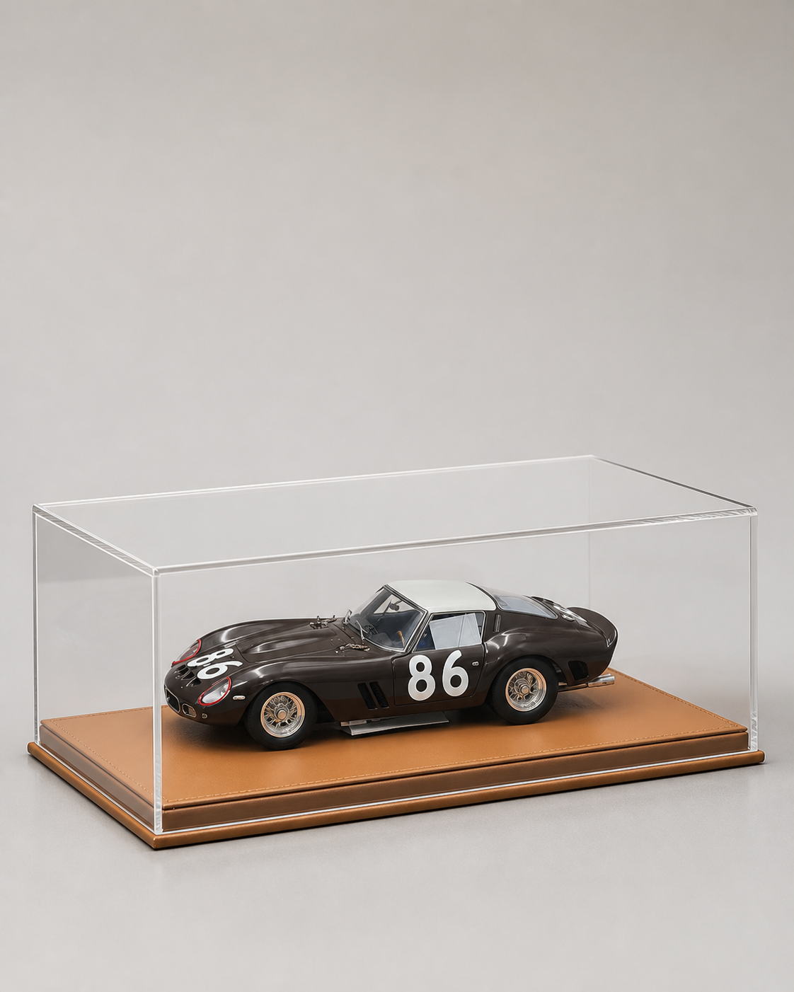 1:18 Acrylic Model Car Display Case - PNG product image