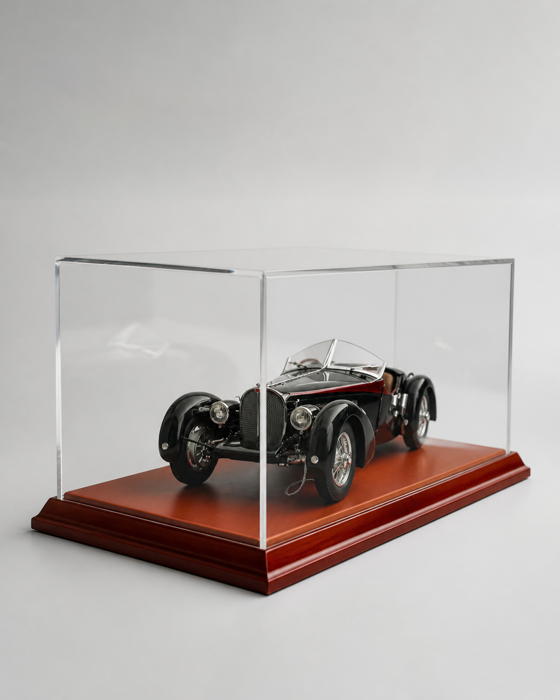1:18 Acrylic Model Car Display Case - PNG product image