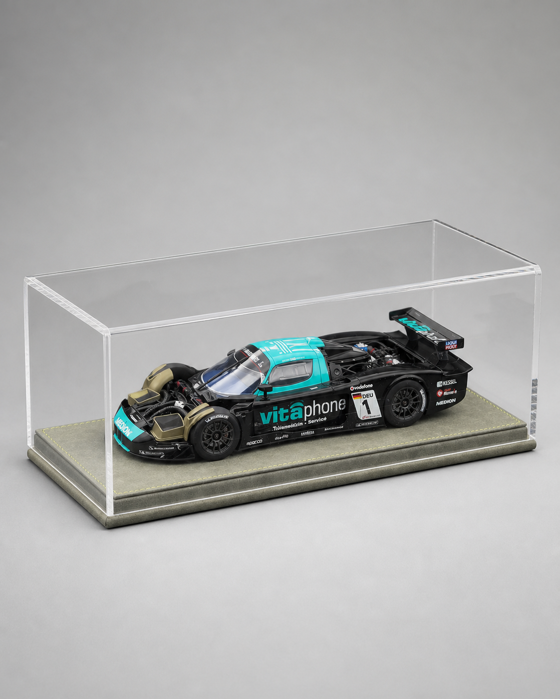 1:18 Acrylic Model Car Display Case - PNG product image