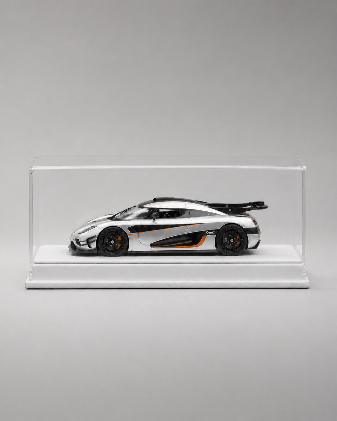 1:18 Acrylic Model Car Display Case - PNG product image