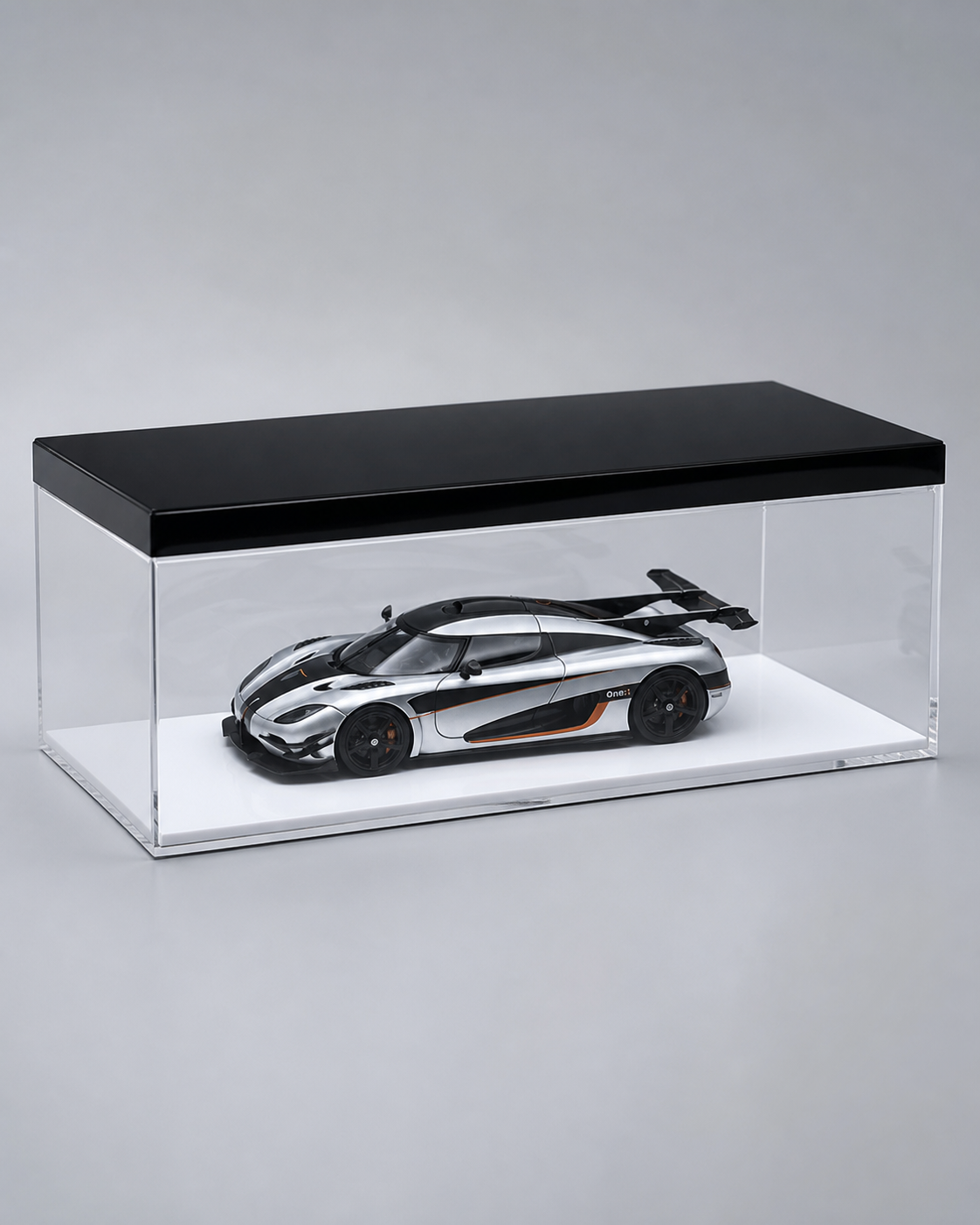 1:18 Acrylic Model Car Display Case - PNG product image