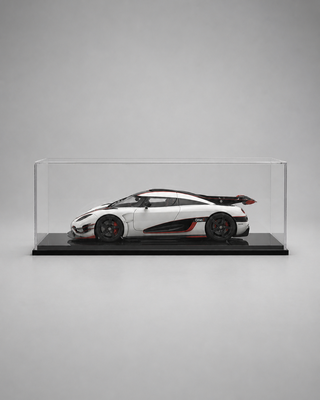 1:18 Acrylic Model Car Display Case - PNG product image