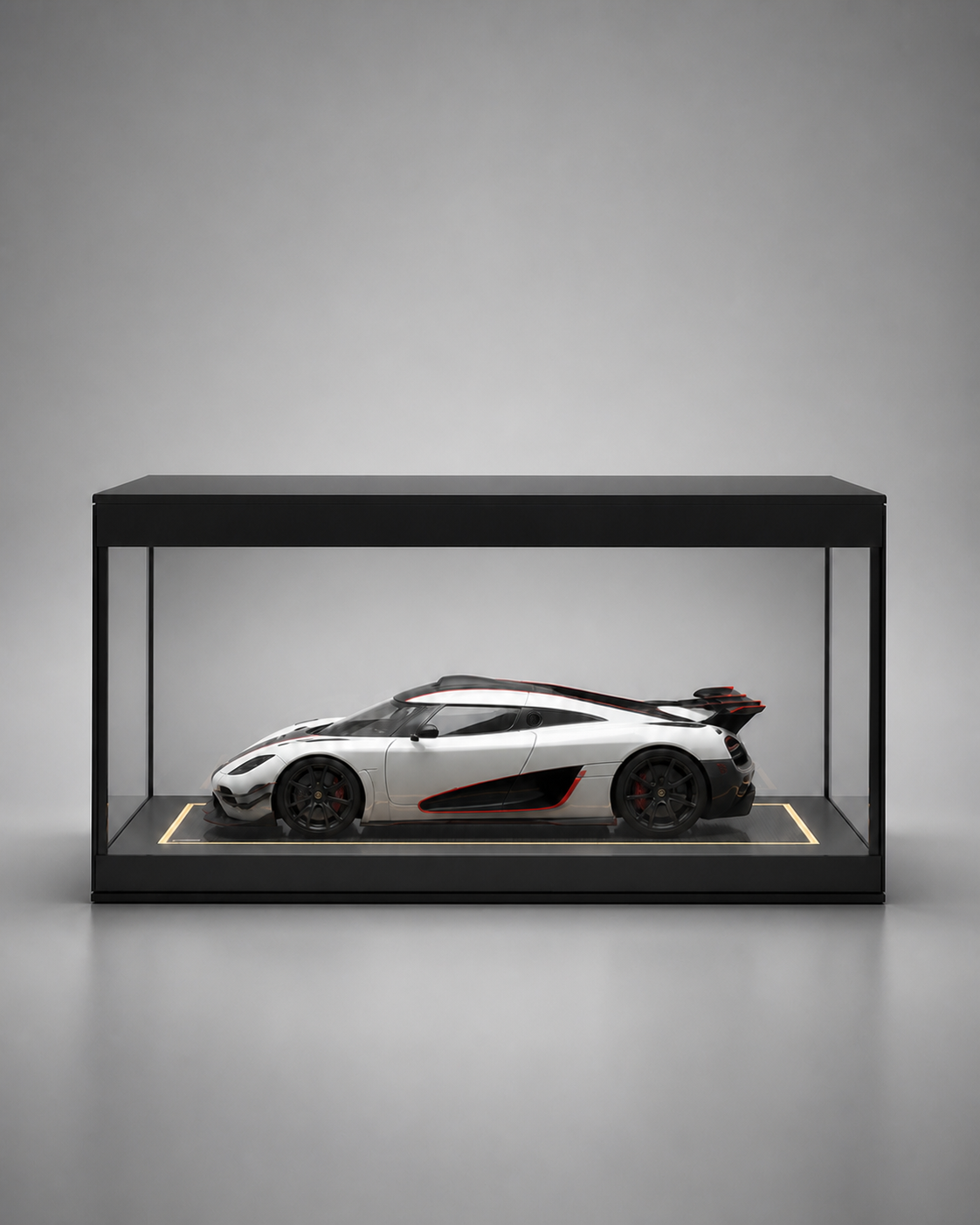 1:18 Acrylic Model Car Display Case - PNG product image