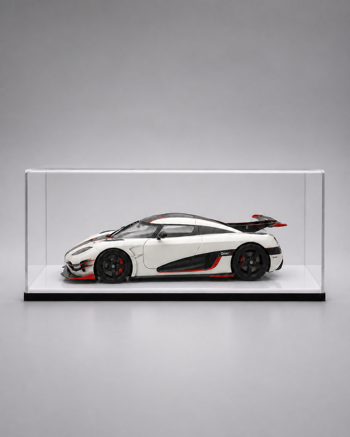 1:18 Acrylic Model Car Display Case - PNG product image