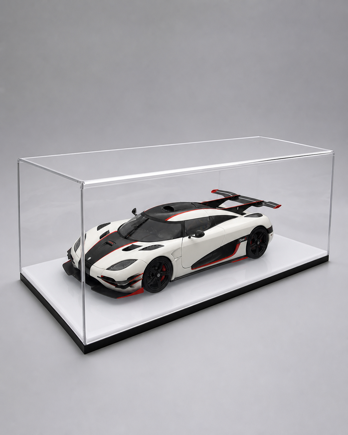 1:18 Acrylic Model Car Display Case - PNG product image