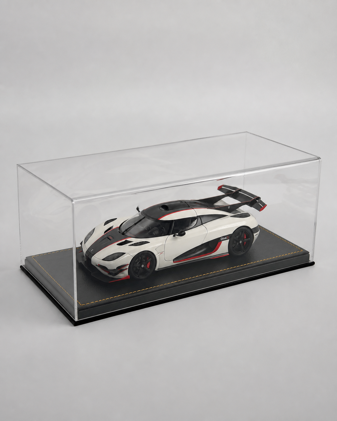 1:18 Acrylic Model Car Display Case - PNG product image