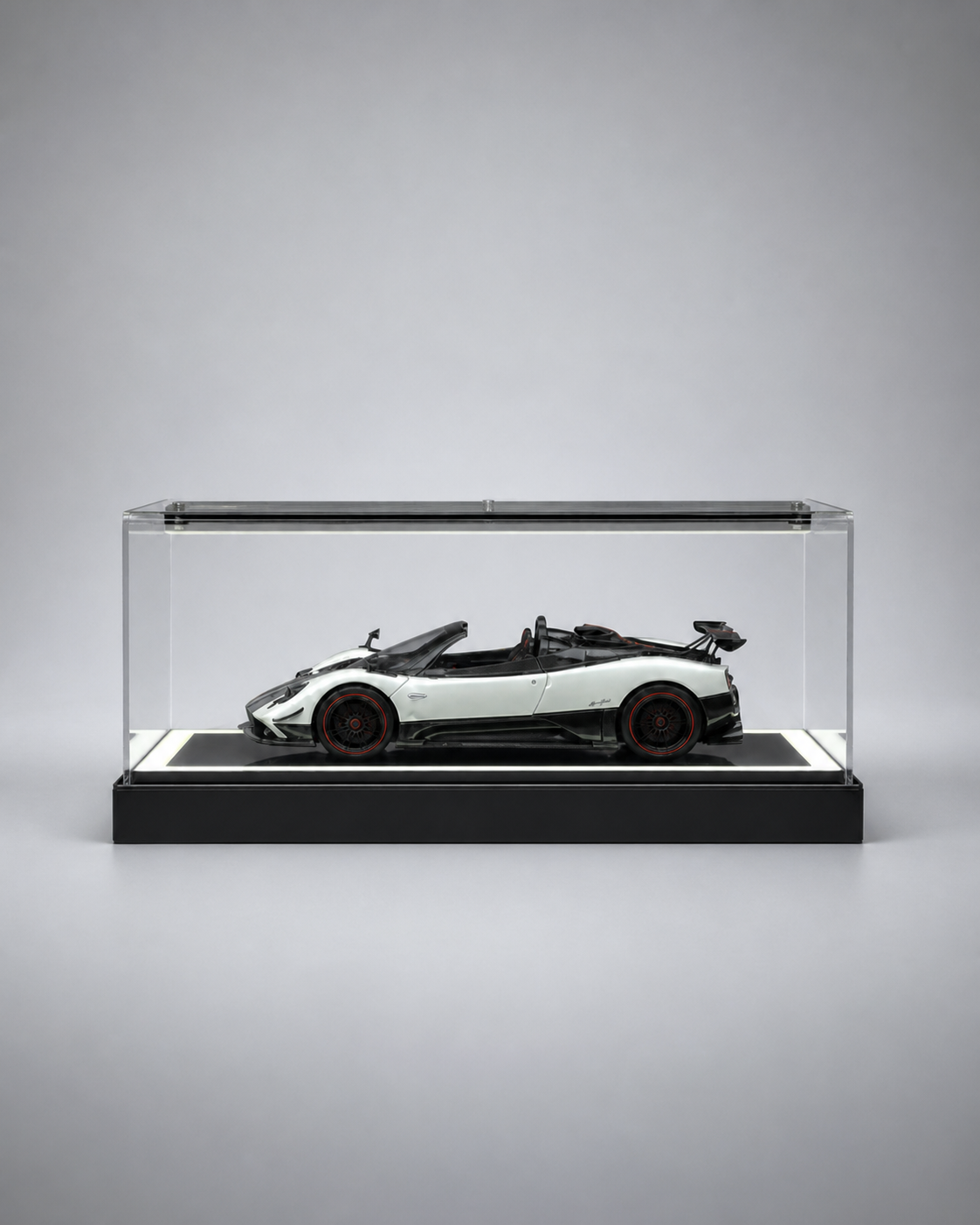 1:18 Acrylic Model Car Display Case - PNG product image