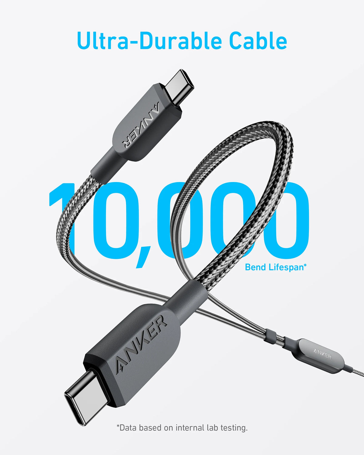 Anker 二合一 USB C 線纜