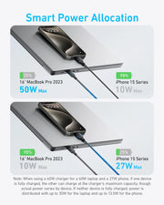 Anker 二合一 USB C 線纜