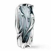 Brutaluxe Aurora Twist Glass Vase Gray product image
