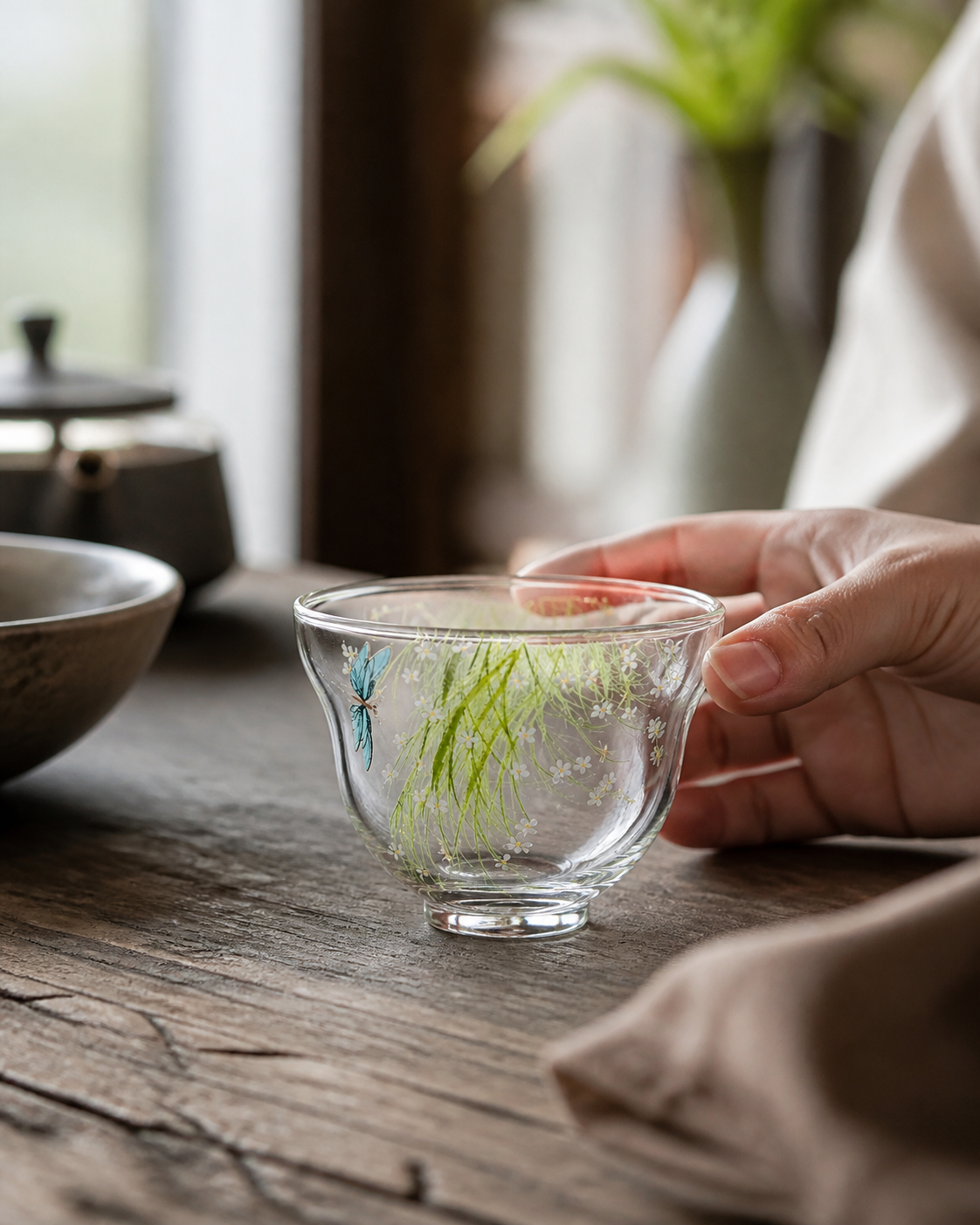 Ruyi Tea Cup tea ritual mood shot