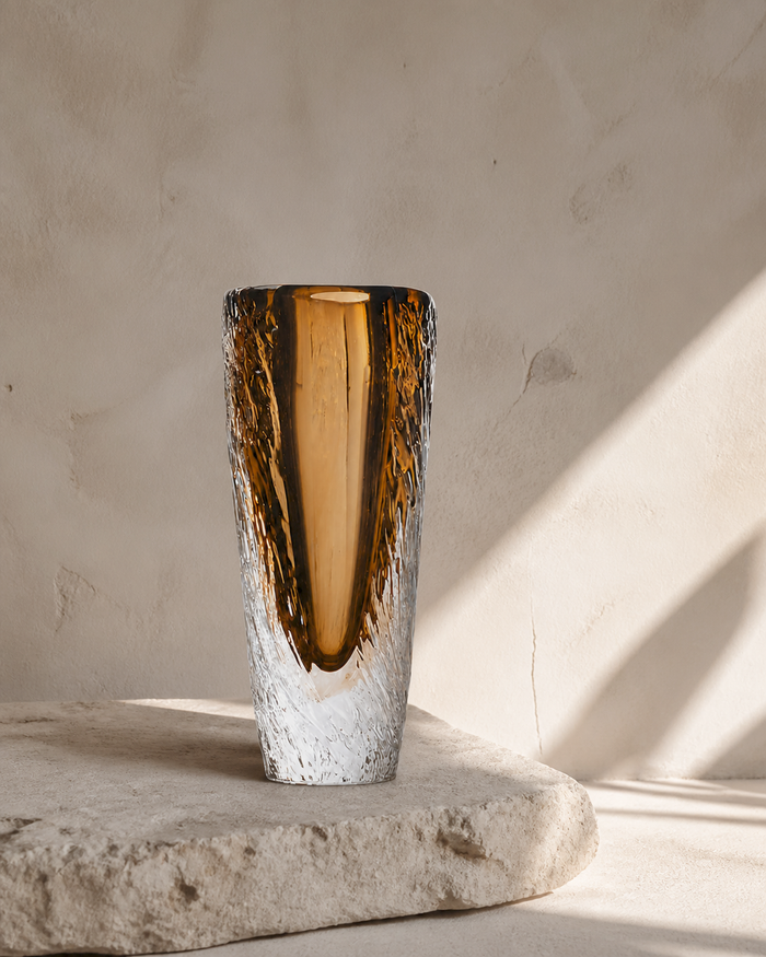 Lake Mountain Glass Vase Large wabi-sabi lifestyle image