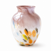 Brutaluxe Hua Ban Ni Pink Marbled Round Vase product image