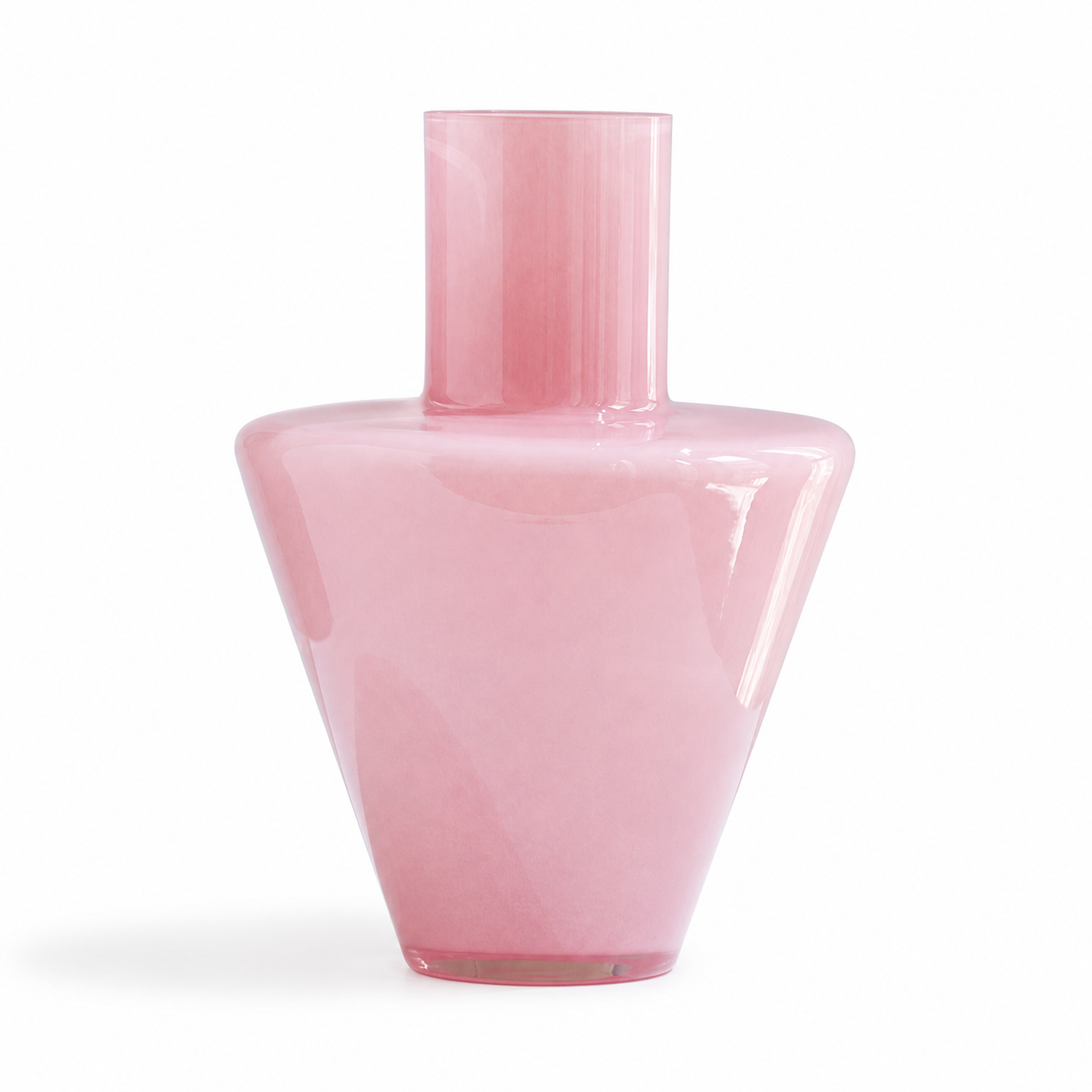 Brutaluxe Hua Ban Ni Pink Shoulder Vase product image