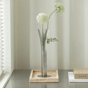 Nordic Stainless Steel Flower Vase product image
