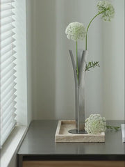 Nordic Stainless Steel Flower Vase product video