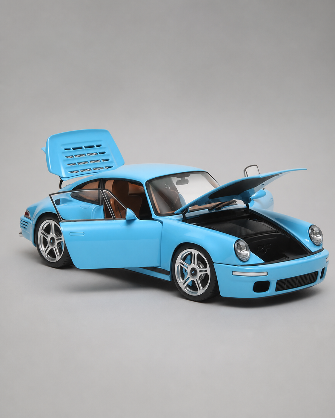 RUF CTR 2017 Anniversary Edition Sky Blue model car