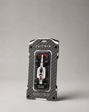 CHICMIN display hanger with F1 model car