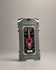 CHICMIN display hanger with red F1 model car
